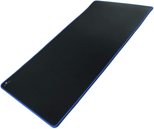 Extra Large Extended Gaming Mouse Pad - XXXL Size, Stitched Edges, Waterproof, Ultra Thick 5mm, Dimensions 36" x 18" x 0.20", Blue