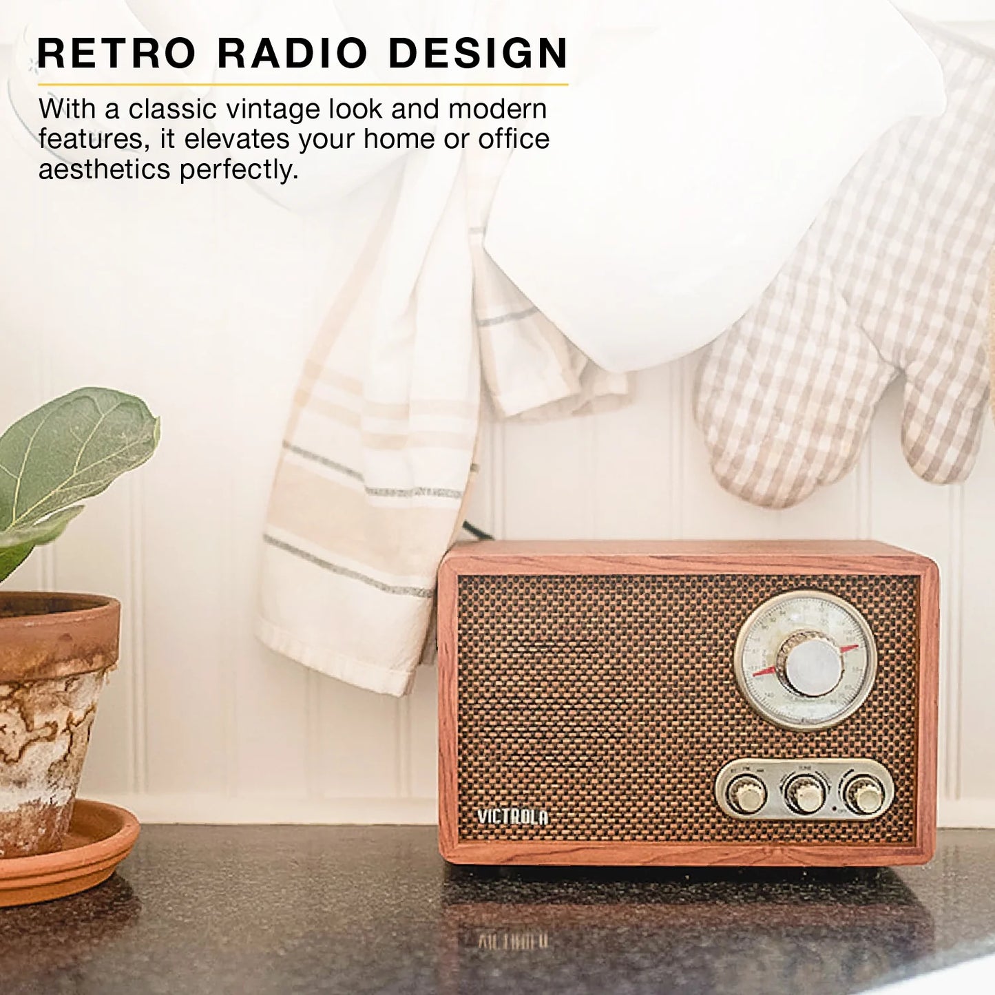 Willow Wood Bluetooth Radio