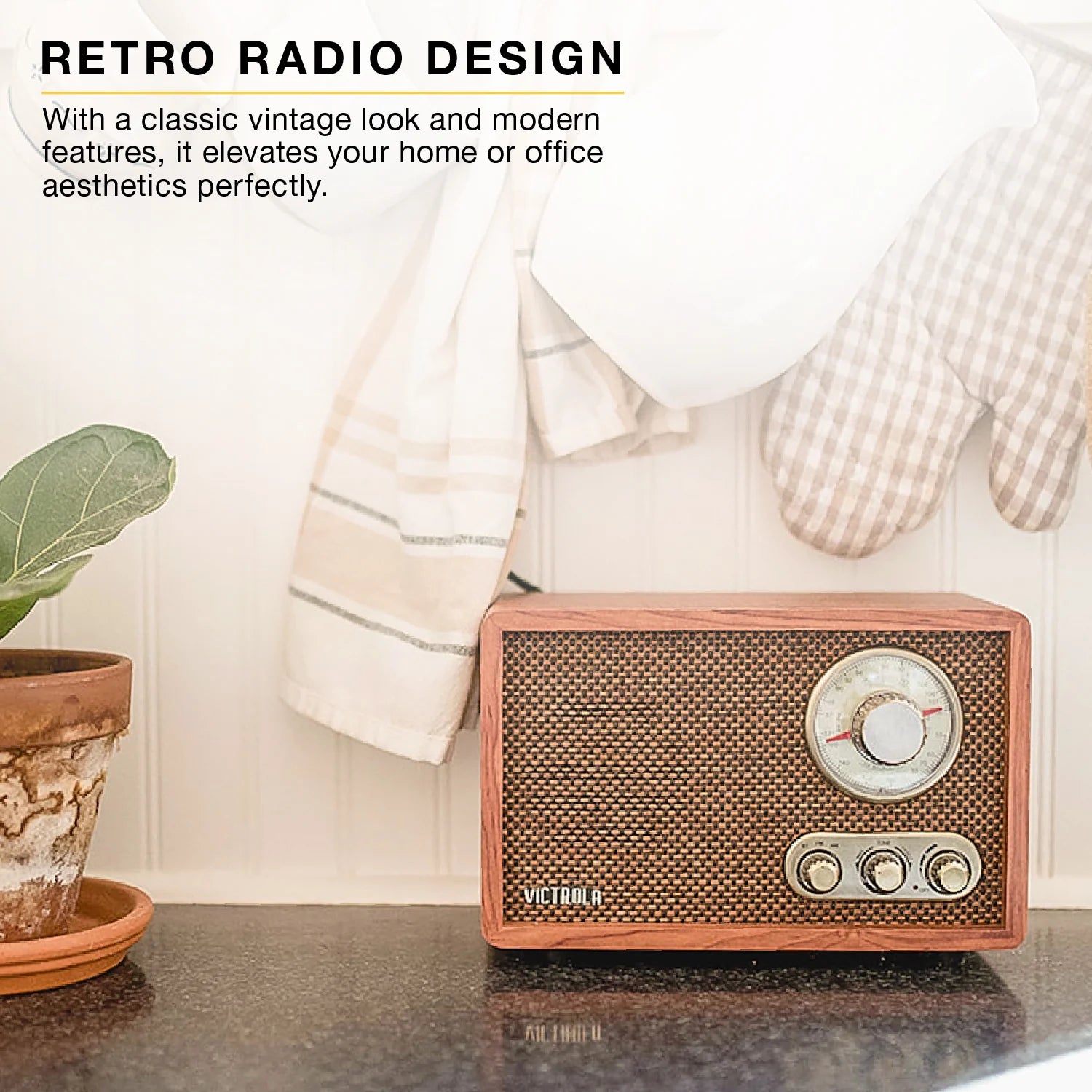 Willow Wood Bluetooth Radio